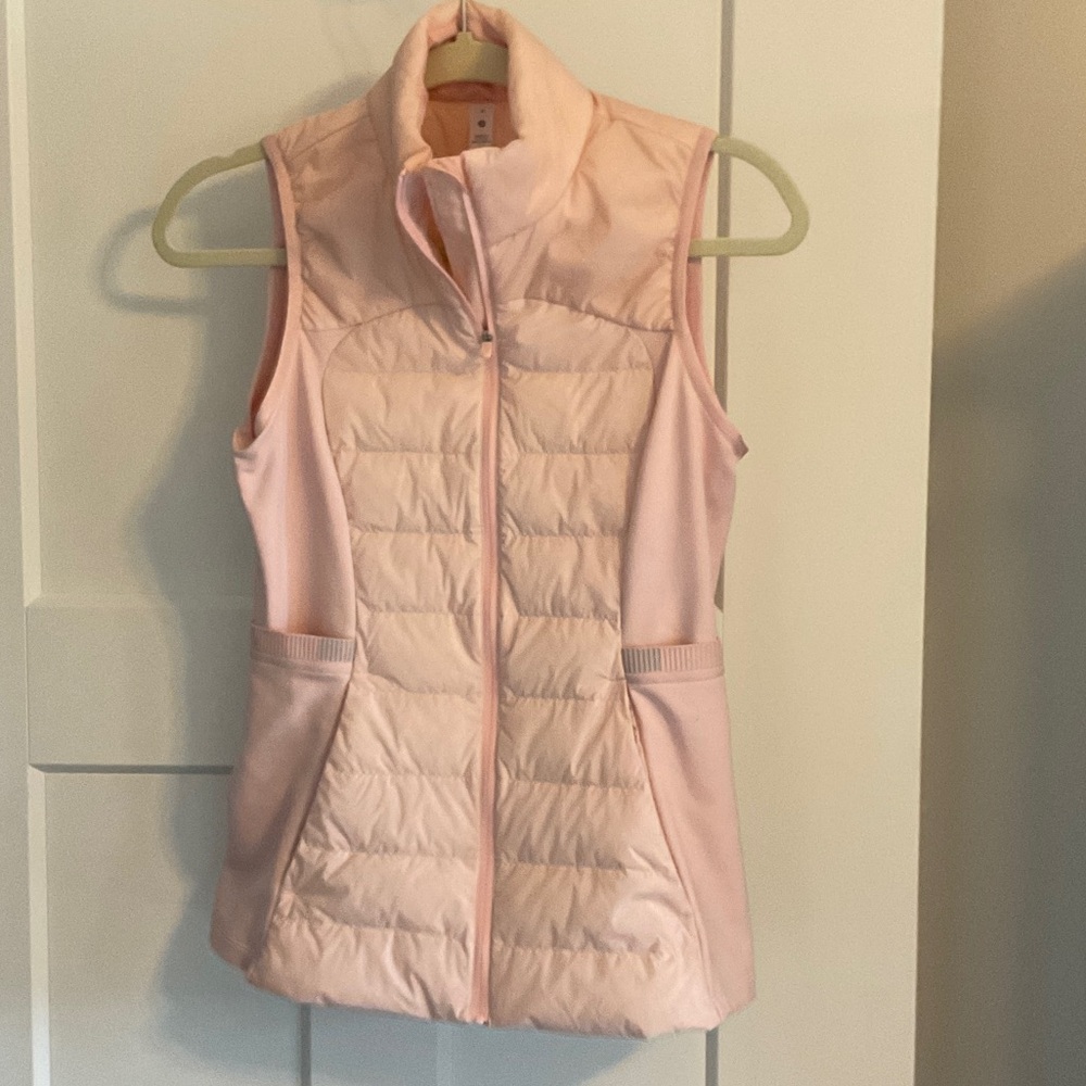 Lululemon Athletica Light Pink Quilted Vest